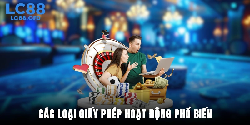 Các loại giấy phép hoạt động phổ biến hiện nay